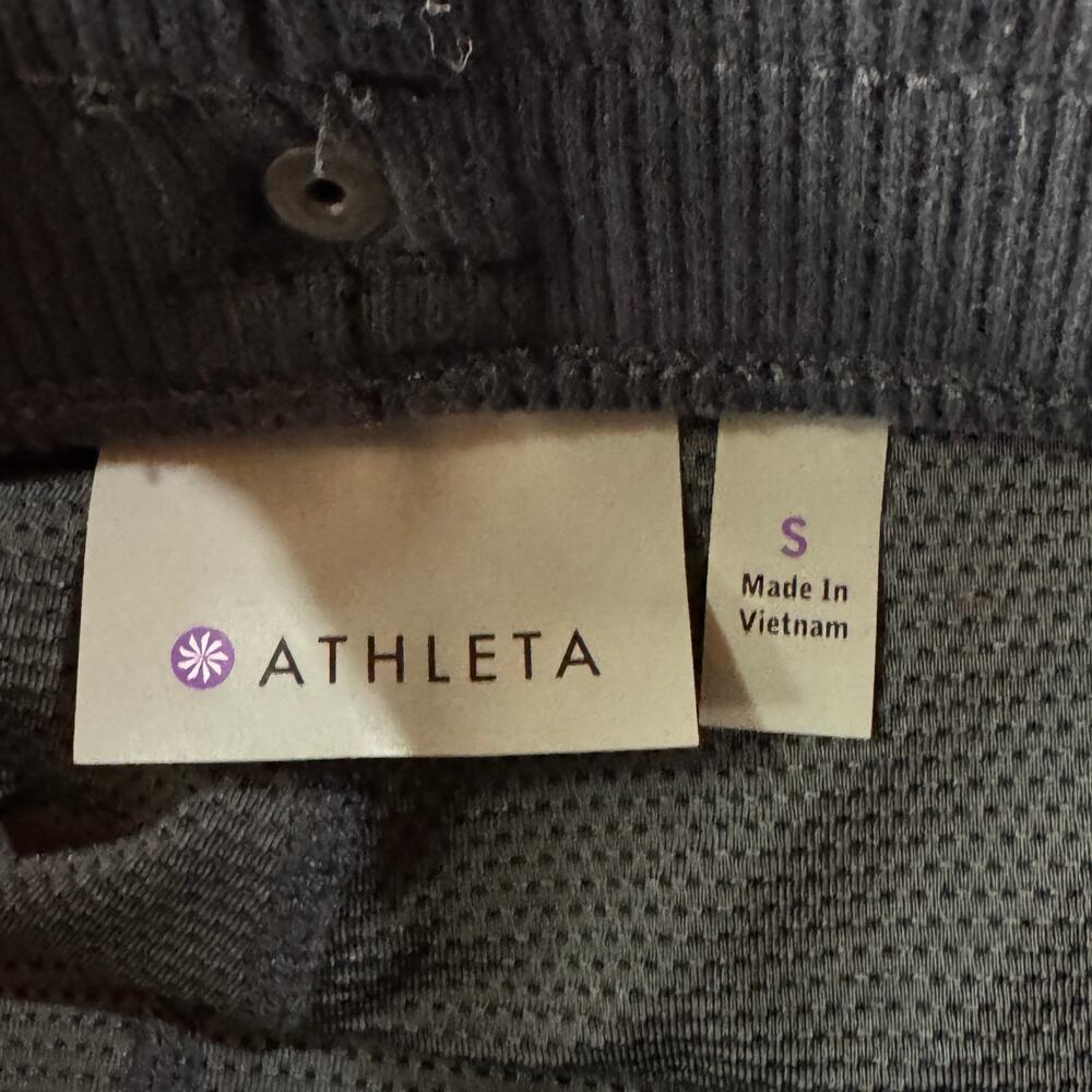 Athleta Small Northpeak Skort Pockets Elastic Waist Stretch Attached Briefs Gray - Picture 7 of 9